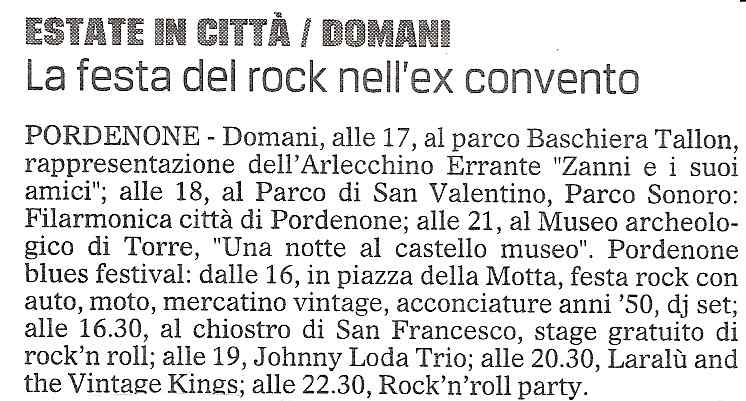 La festa del rock nell'ex convento