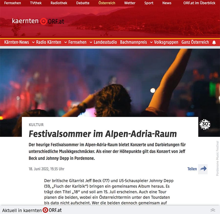 Festival estivi