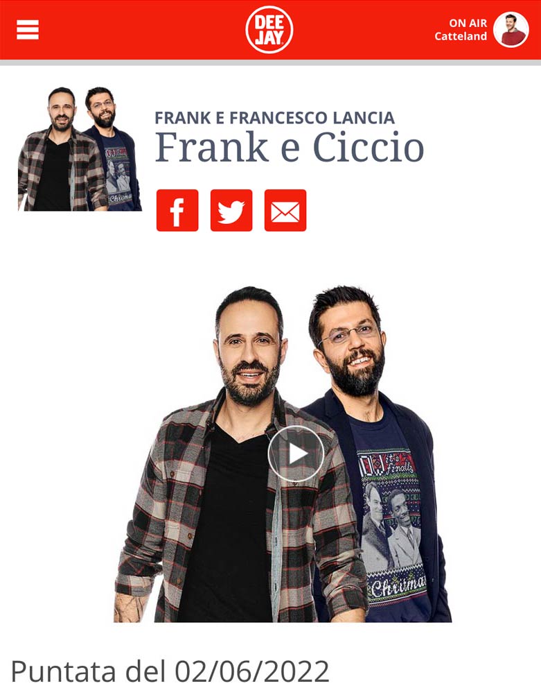 Puntata di Radio Deejay
