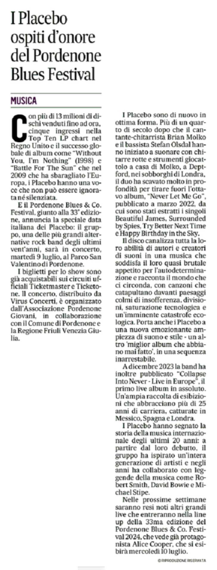 2024 03 14 gazzettino placebo