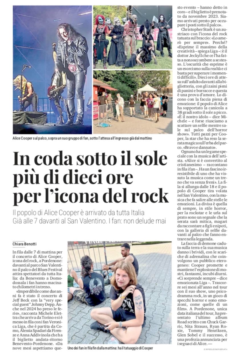 2024 07 11 messaggero veneto alice cooper