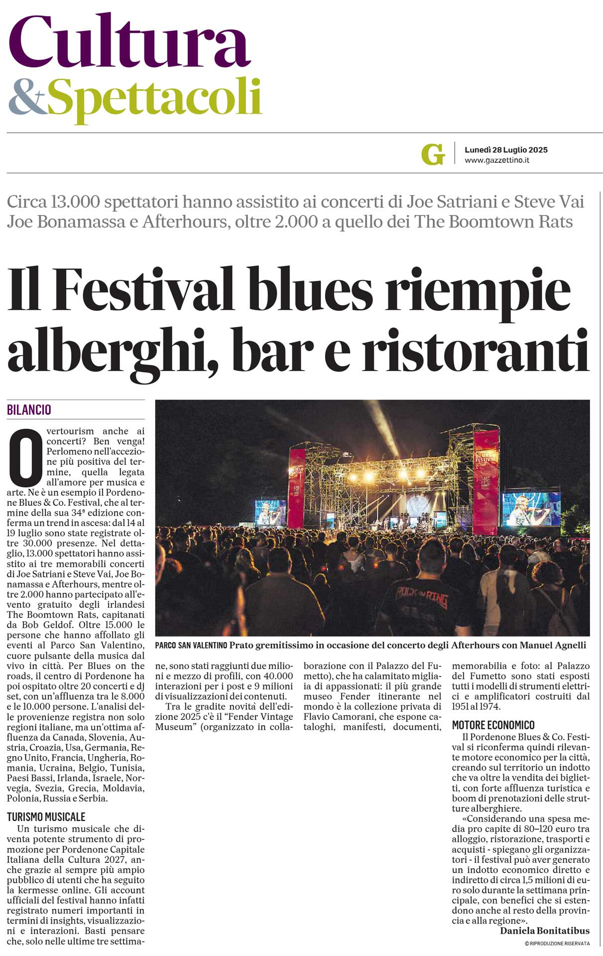 2025 07 28 gazzettino festival resoconto