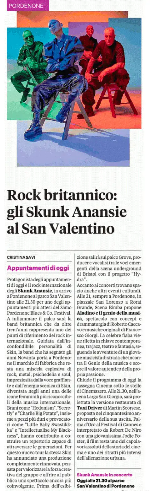 2026 07 27 messaggero skunk anansie 2